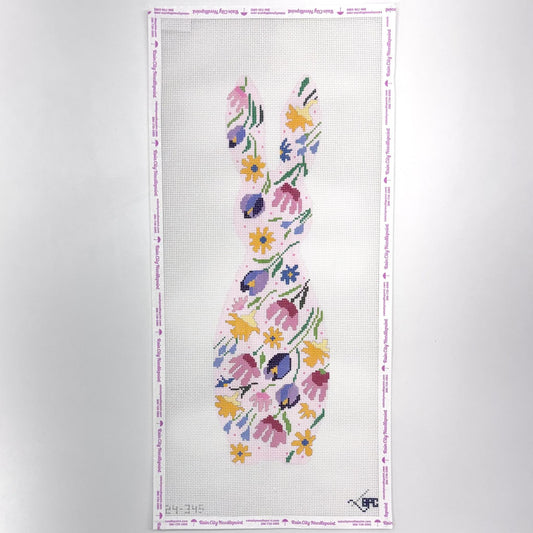 Bunny - Tulips and Jonquils (by Blueberry Point Needlepoint)