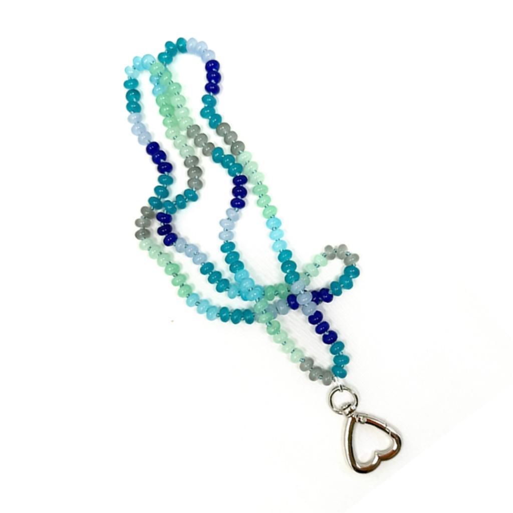 Gemstone Heart Chatelaine - Gulfstream Multi Pez *No Tools*