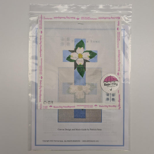 Cross with Dogwood (by Patricia Sone)  C-03