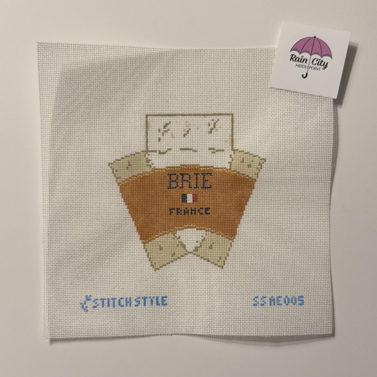 3D Wedge of Brie Cheese (by Stitch Style)