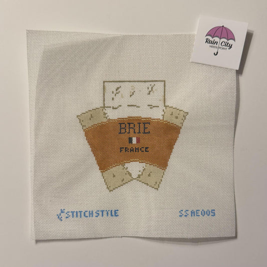 3D Wedge of Brie Cheese (by Stitch Style)