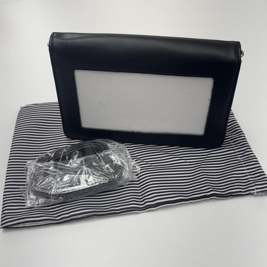 Leather Gusseted Clutch/Shoulder Bag