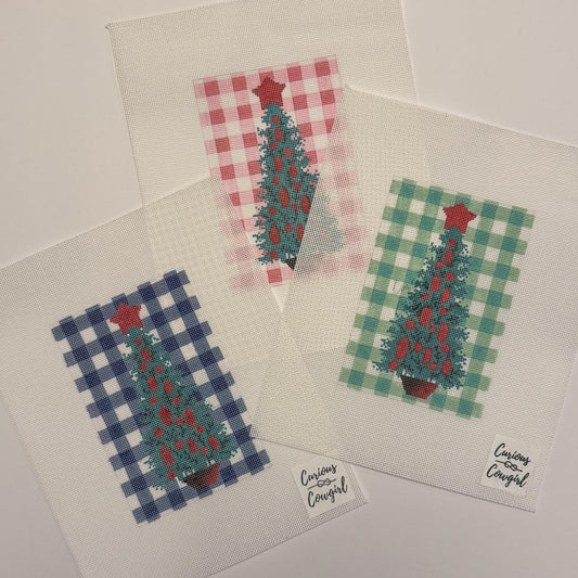Gingham Christmas Tree