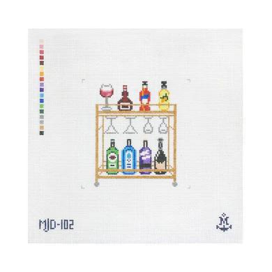 Rainbow Bar Cart (by Morgan Julia) - MJD-102