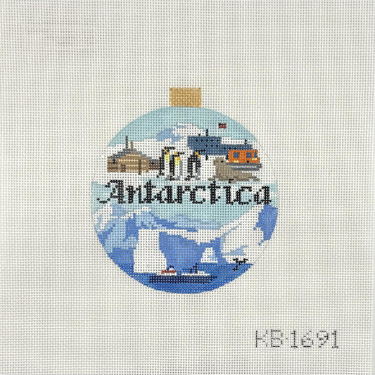 Antarctica Travel Round (by Bradley Needlepoint)