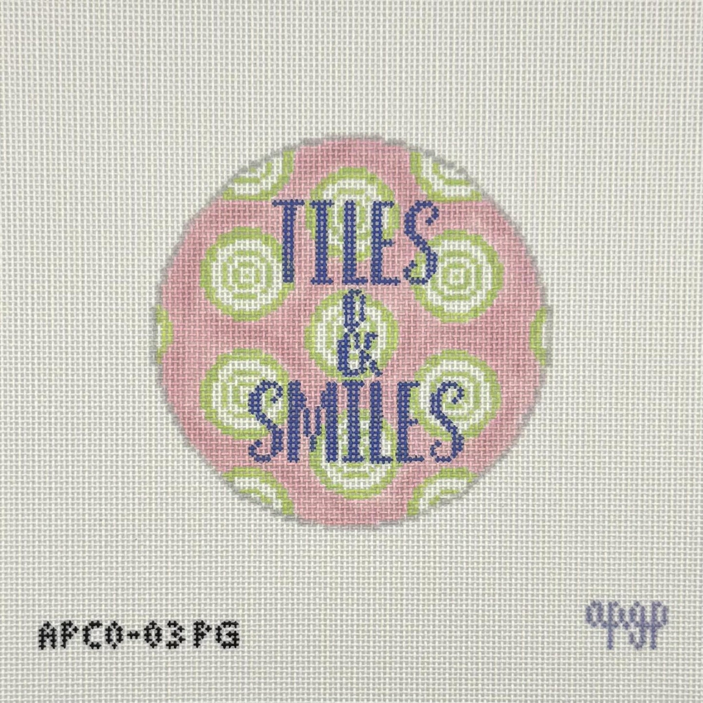 Tiles & Smiles Pink/Green (by A Poore Girl Paints)