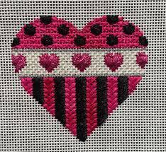 Pink and Black Heart (by VNG) H-23