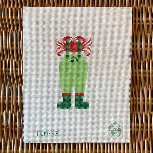 Waders - Holiday Crab (by Tout Le Monde Needlepoint) - TLM-33