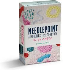 Needlepoint: A Modern Stitch Directory in 50 Cards (by Emma Homent)