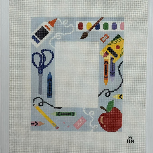 School Picture Frame (by Ivy Thread Needlepoint)