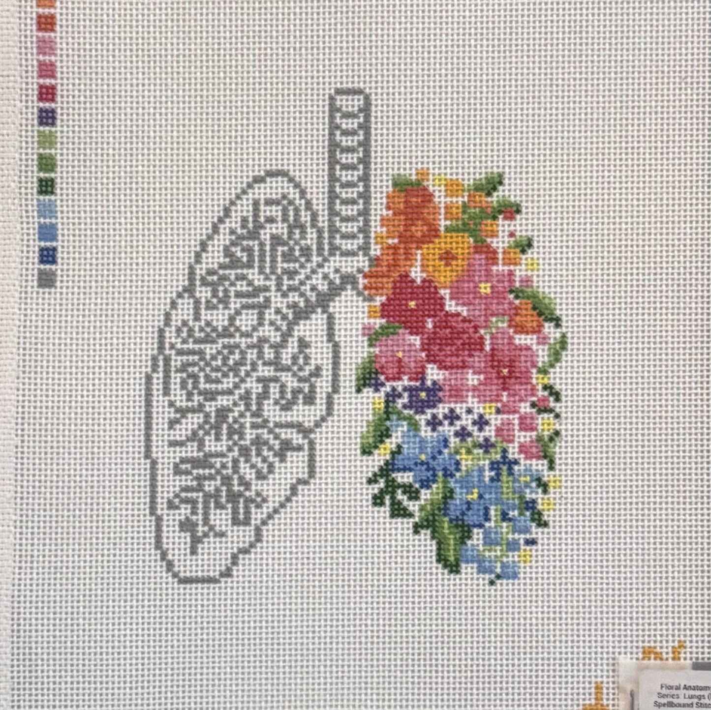 Floral Anatomy Series: Lungs (by Spellbound Stitchery)