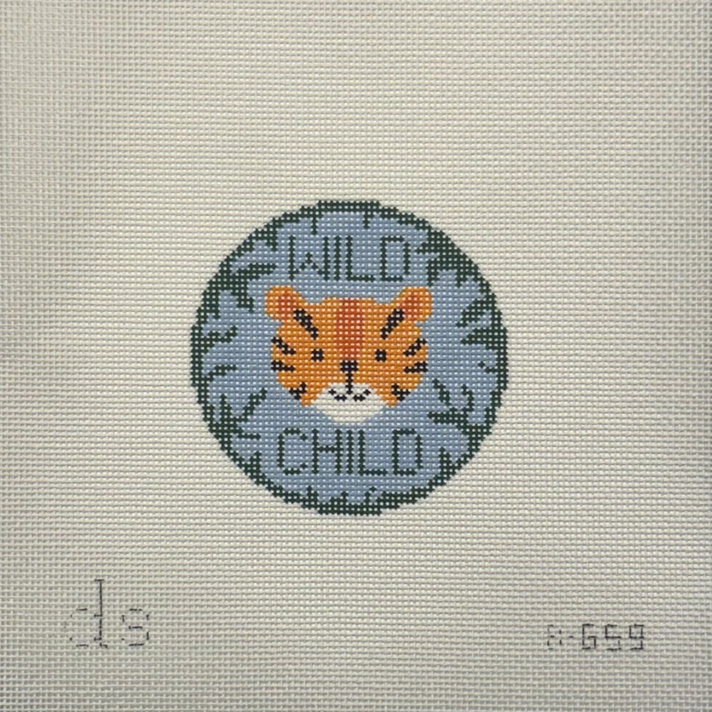 Wild Child Little Tiger (by Doolittle Stitchery)