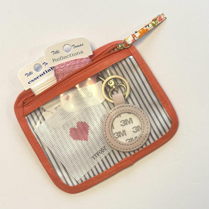 Red Heart Leather Fob Stitch Kit