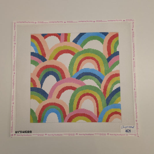 Rainbow Pillow (by KCN) 4589