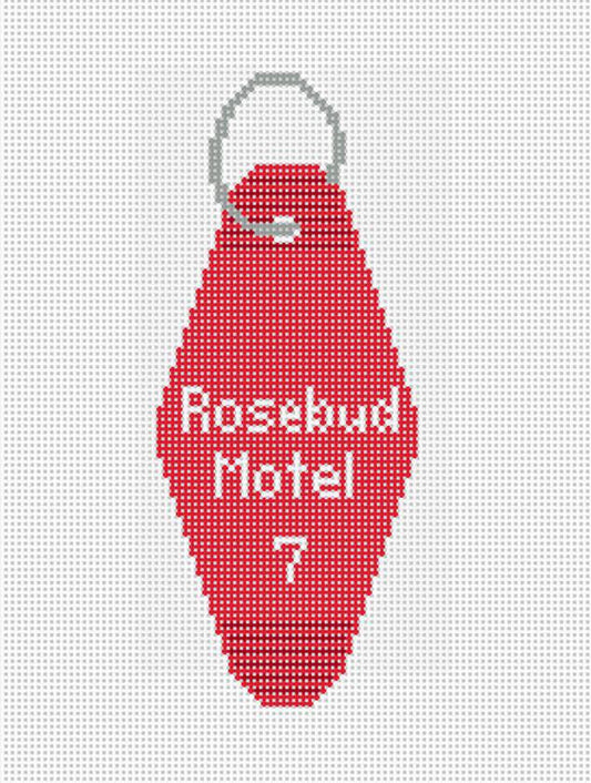 Rosebud Hotel Key (by Blue Waters Needlepoint) BW2059NBL