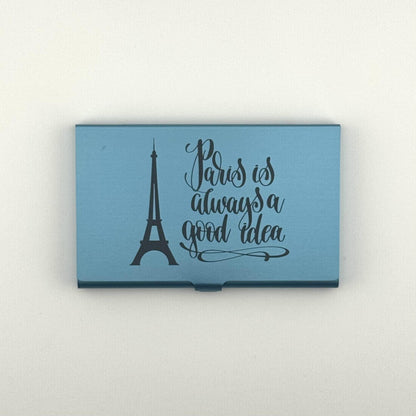 Paris on Blue - Sticky Bead Case