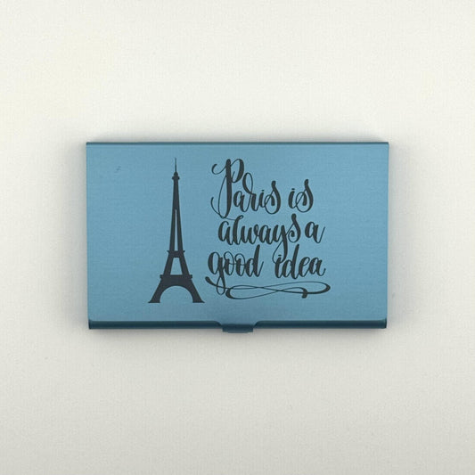 Paris on Blue - Sticky Bead Case