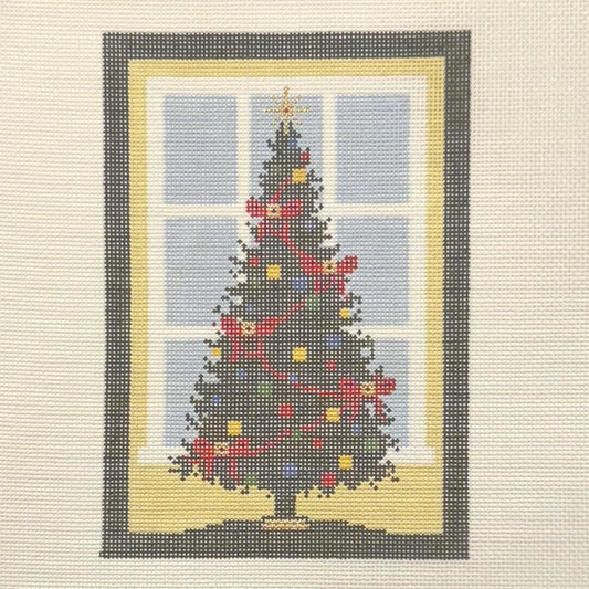 Christmas Tree Window (by The Scissorists)