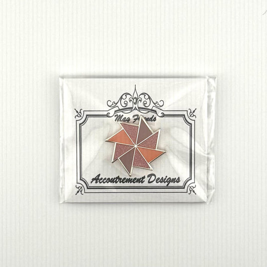 Red/Orange Pinwheel Needle Minder