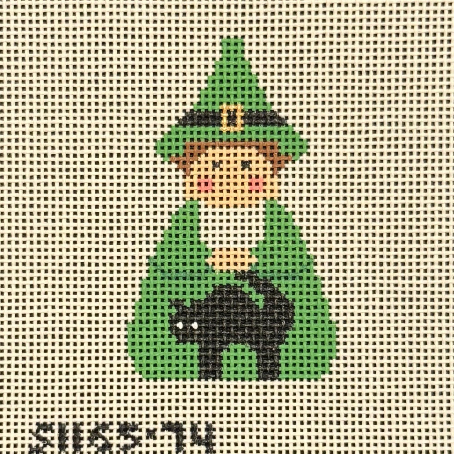 Green Witch w/ Cat Angel / Stitch-Its (by KCN)