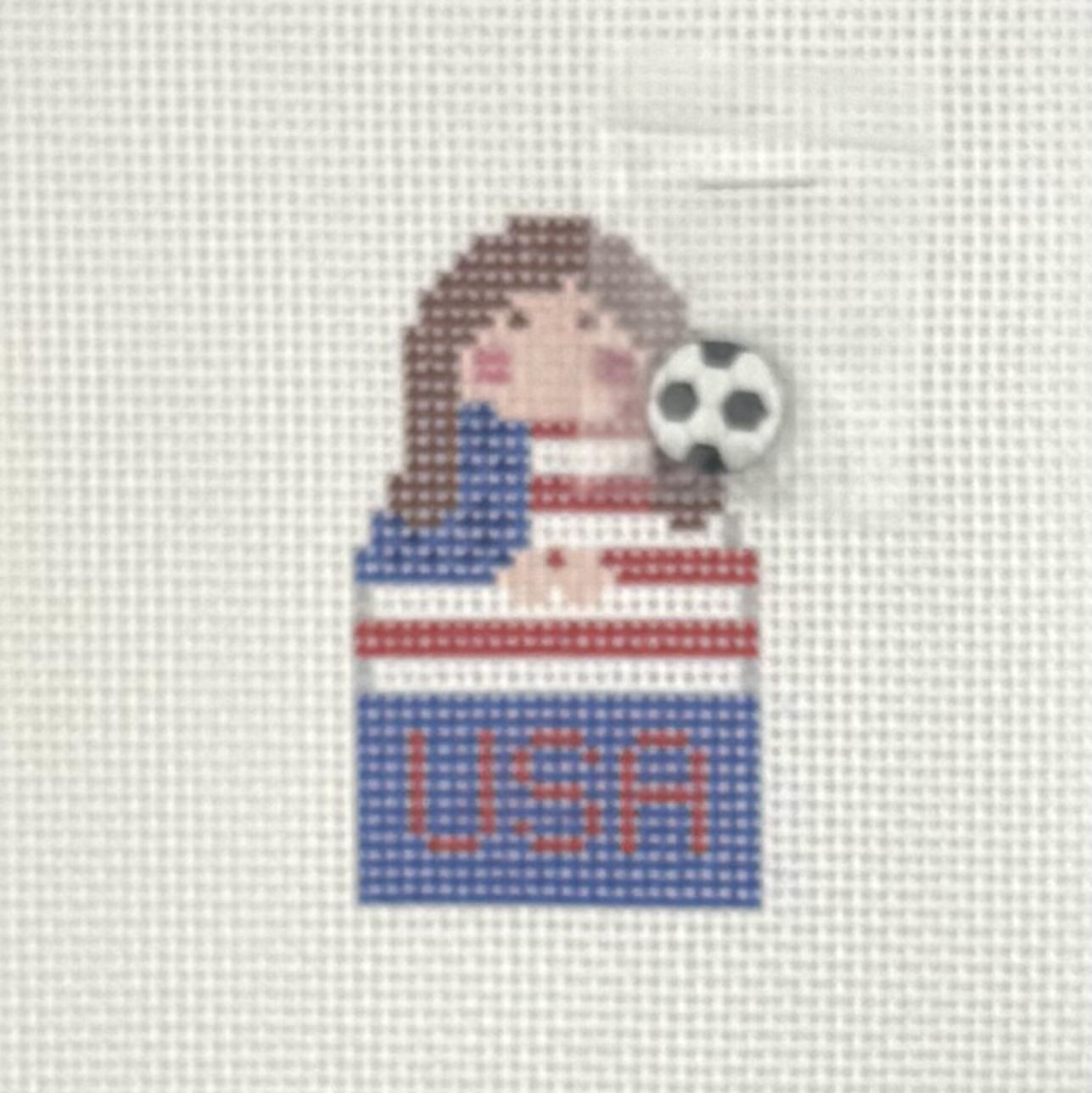 USA Women's Soccer Angel / Stitch-Its (by KCN)