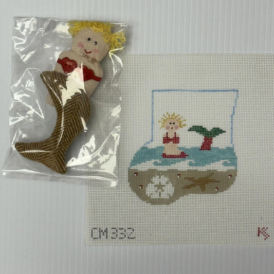 Mermaid Mini Sock w/ Mermaid Insert (by Kathy Schenkel) - CM332