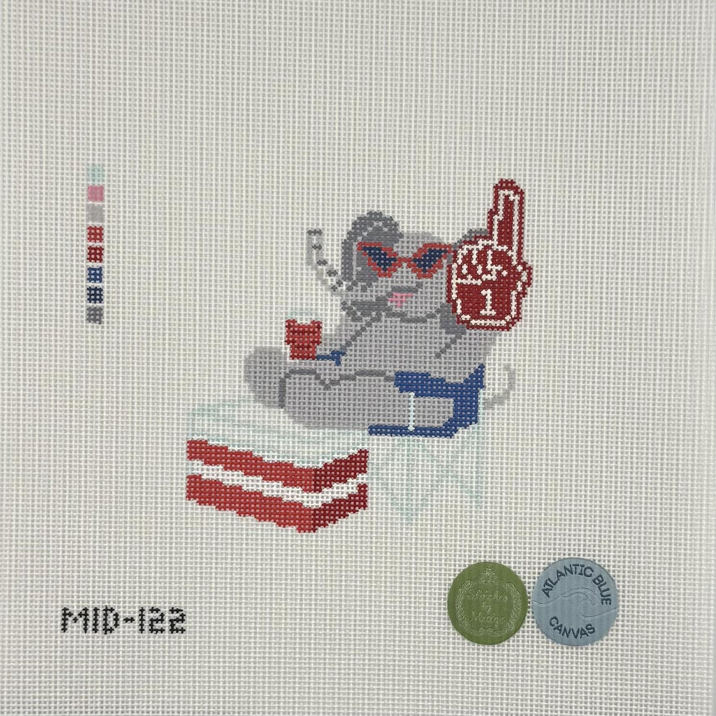 'Bama Tailgating Elephant (by Atlantic Blue Canvas)
