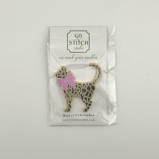 Leopard Kitty Needle Minder