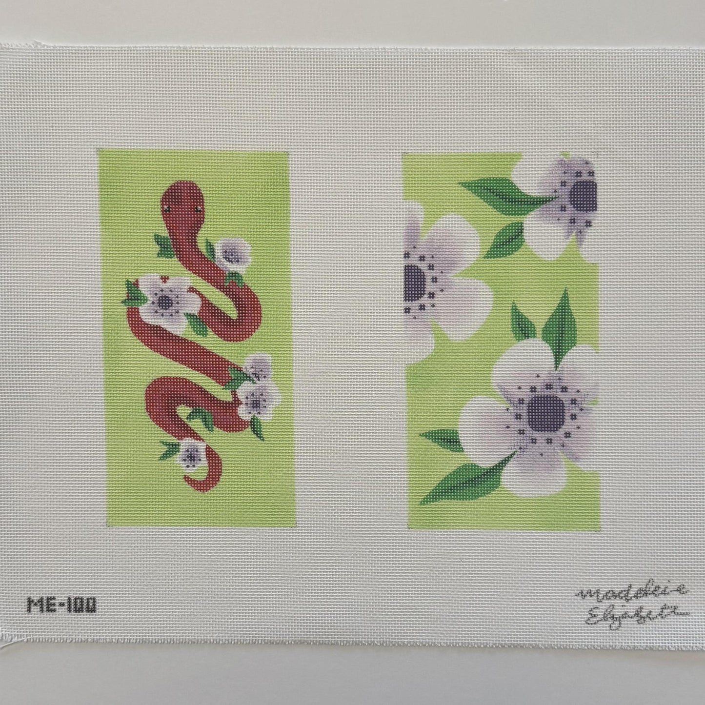 Floral Snake Eyeglass Case
