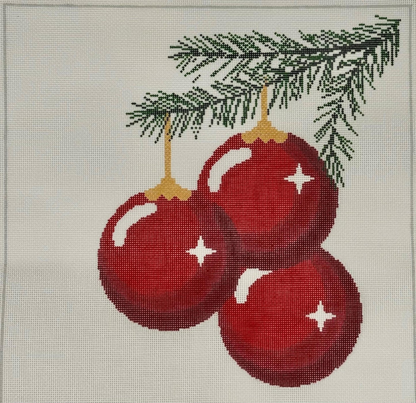 3 Ornaments on Branch (by NDLPT Designs) - KICH33