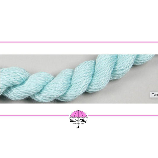 076 Aquamarine | Silk & Ivory
