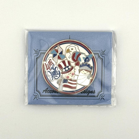 July 4th Cookie Plate Needle Minder