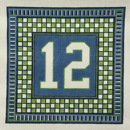 12th Man Seattle - pillow (by Whimsy and Grace) - WG-12902