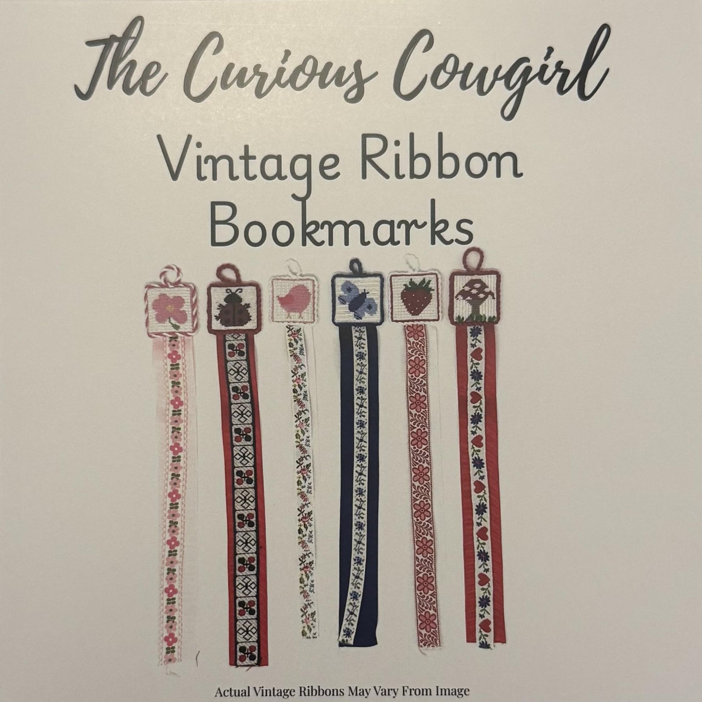 Vintage Ribbon Nature Bookmark