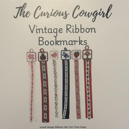 Vintage Ribbon Nature Bookmark