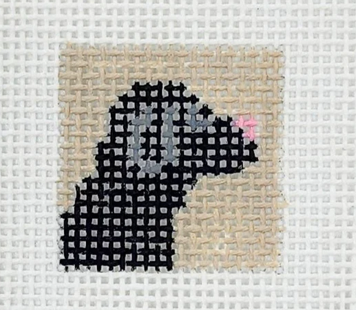 Black Dog (by Blue Waters Needlepoint) BW545