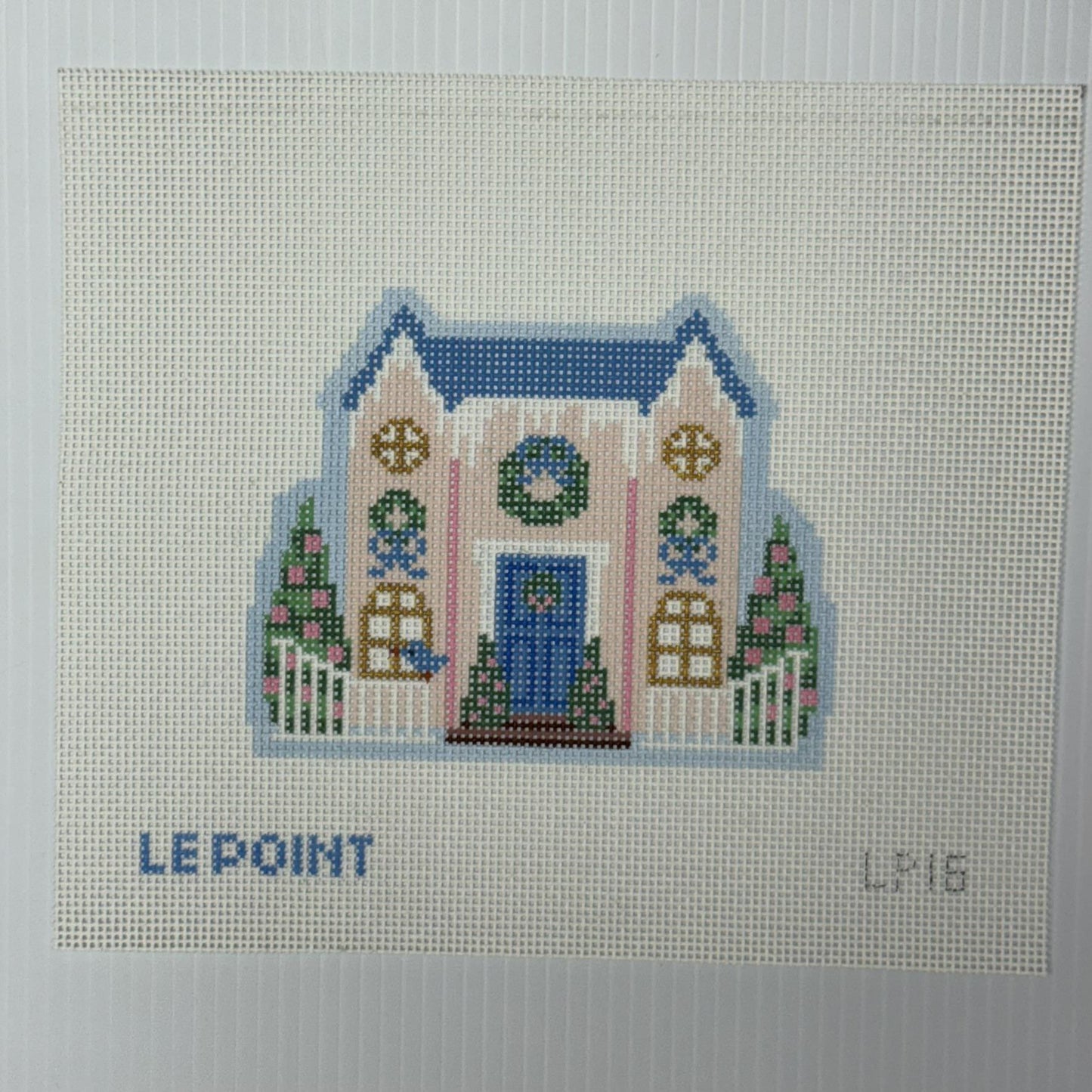 Christmas Village Pink House (by Le Point Studio) - LP-16
