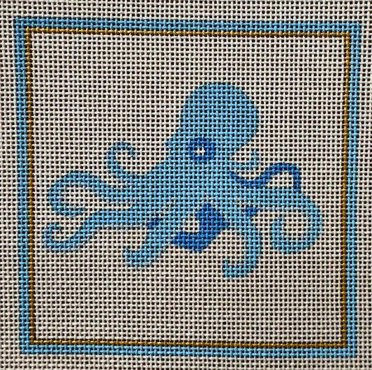 Blue Octopus Coaster (by Raymond Crawford)  HO-2481