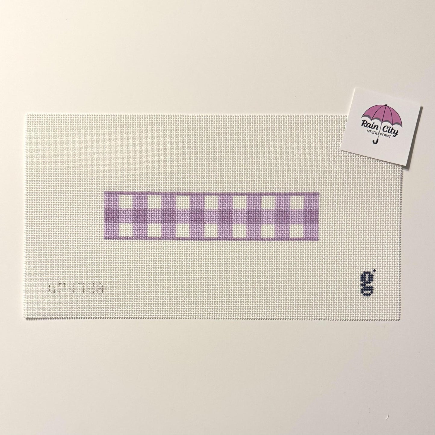 Gingham Fob - Lavender (by Goodpoint)