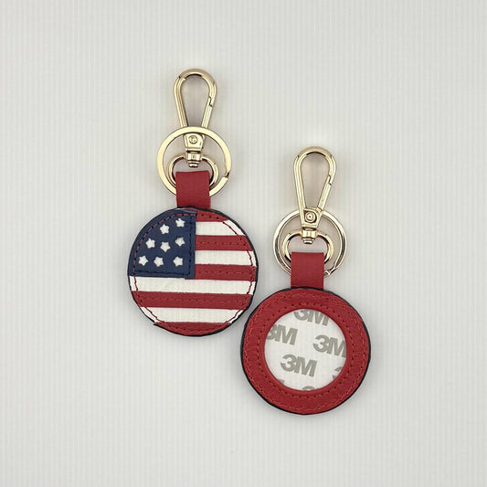 Leather Fob | Stars & Stripes