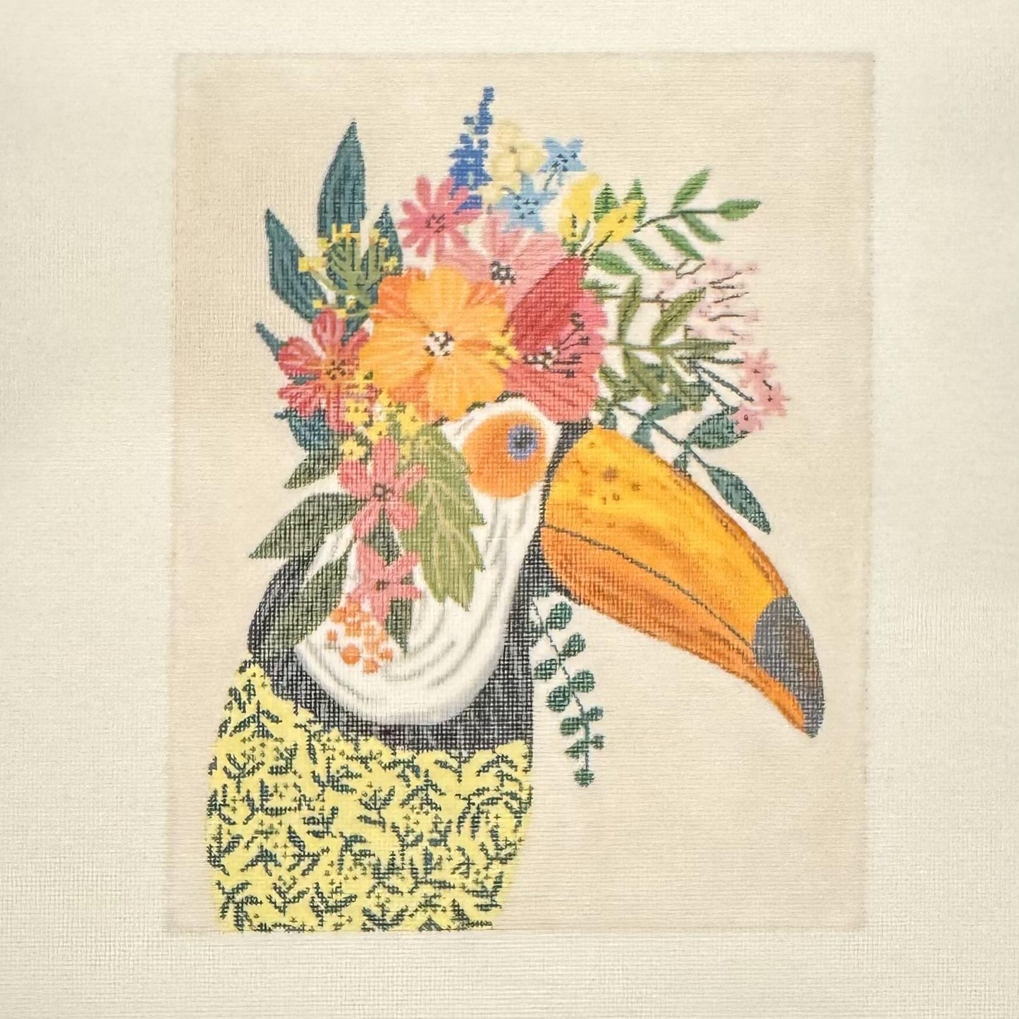Toucan w/ Floral Crown (by Kate Dickerson)