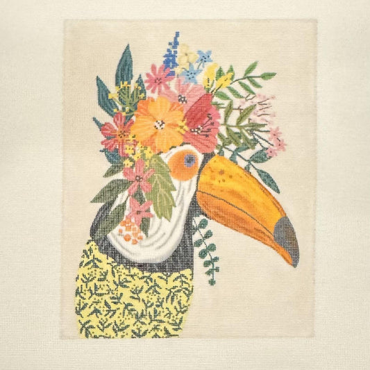 Toucan w/ Floral Crown (by Kate Dickerson)