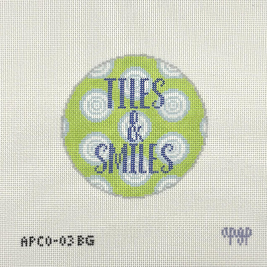 Tiles & Smiles Blue/Green (by A Poore Girl Paints)