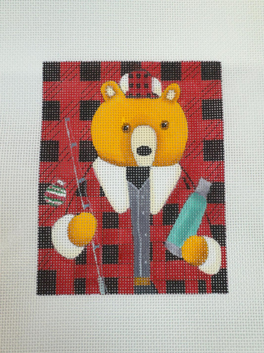 Plaid Bear (by Love You More) GA-X21