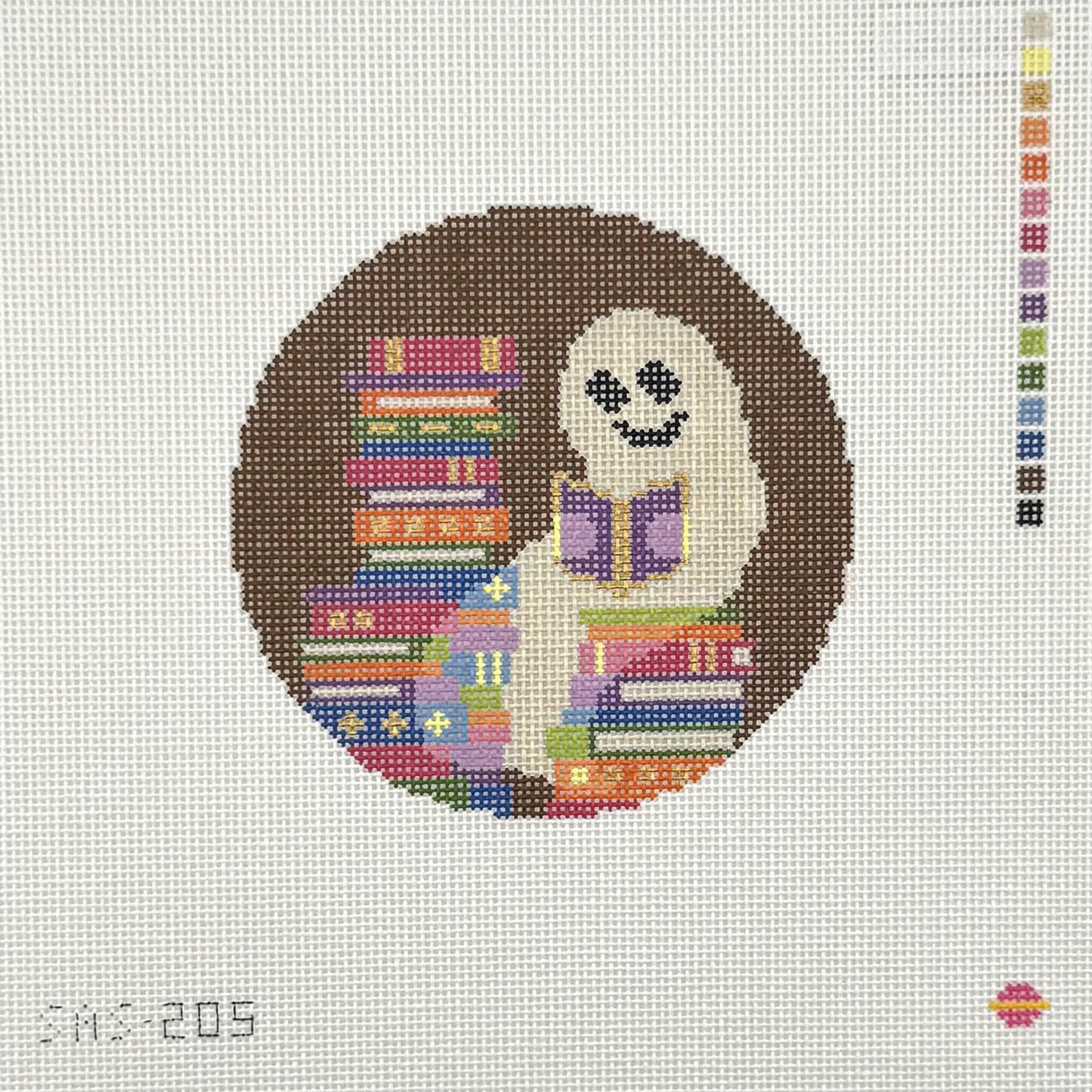 Reading Ghostie (by Saturnalia Stitching)