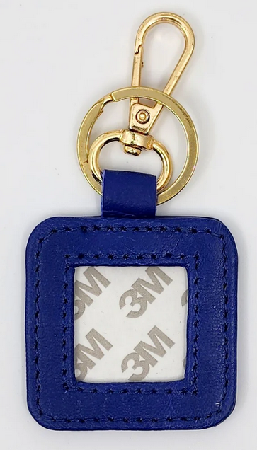 Leather Square Key Fob