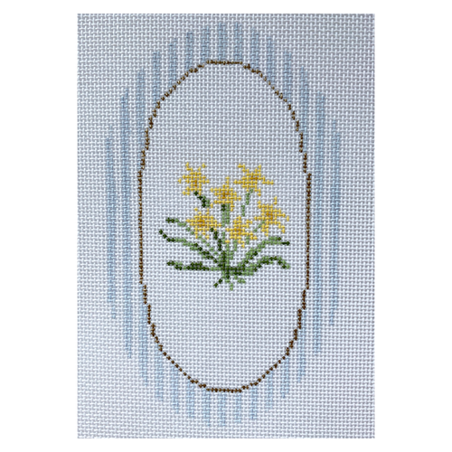 Daffodil Ornament (by The Plum Stitchery) - RS10-D