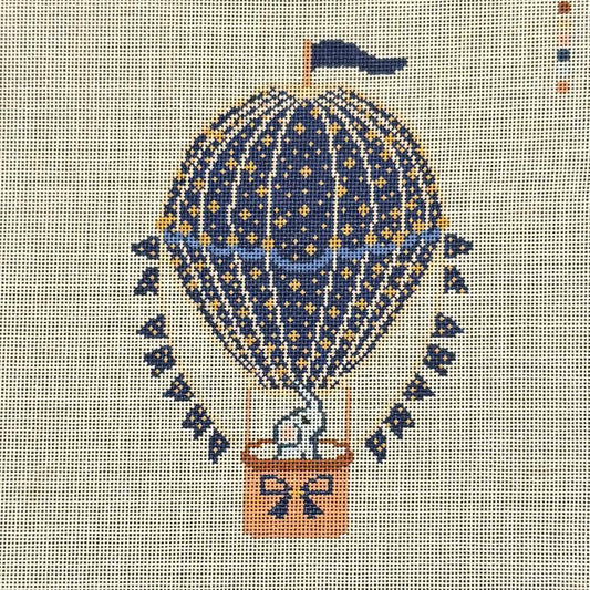 Starry Night Hot Air Balloon (by Saturnalia Stitching)