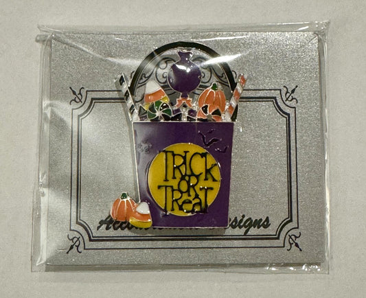 Trick or Treat Candy Bucket needle minder