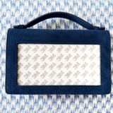 Everyday Clutch in Navy Suede